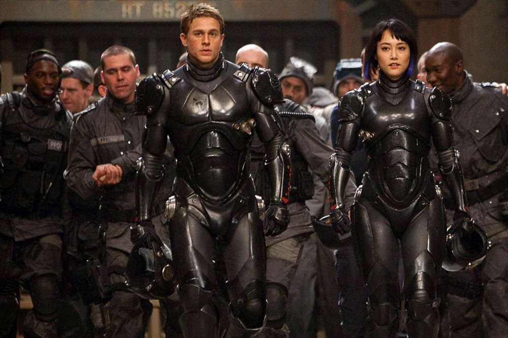 Hunnam and Kikuchi suit up